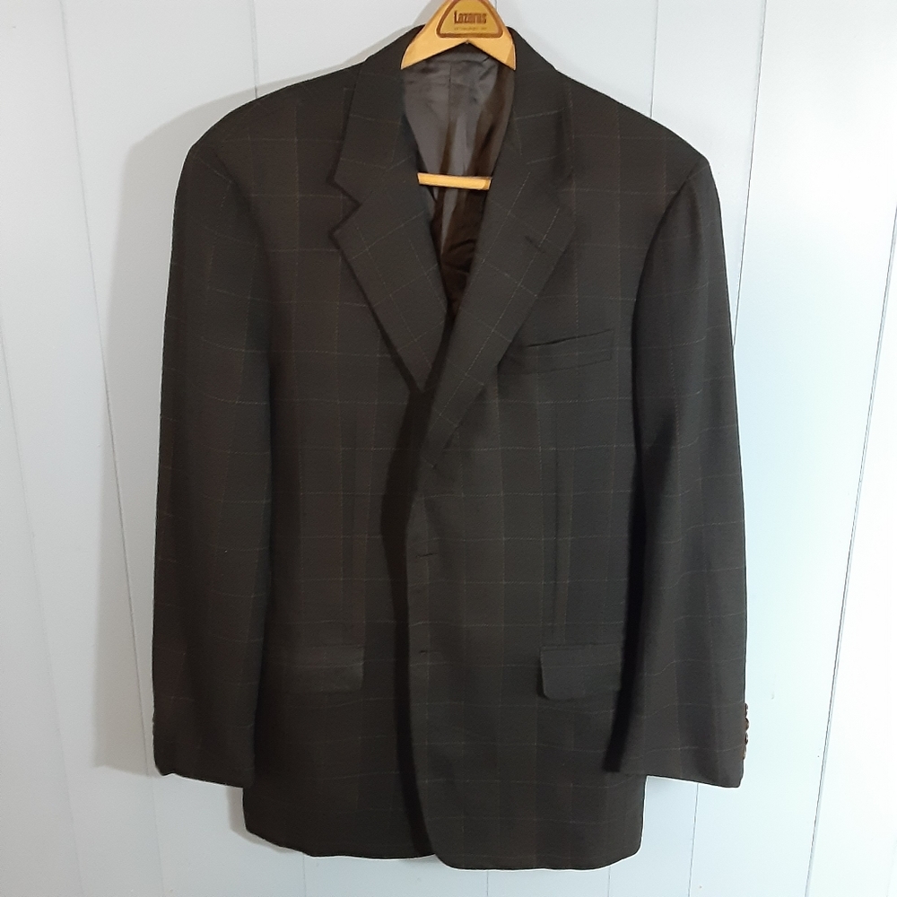 Hickey Freeman Wool Silk Blazer 41 Long